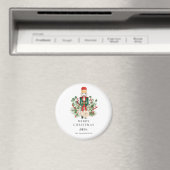 Kerst Notenkraker Script Groene Decoratie Vakantie Magneet (Insitu (Vaatwasser))