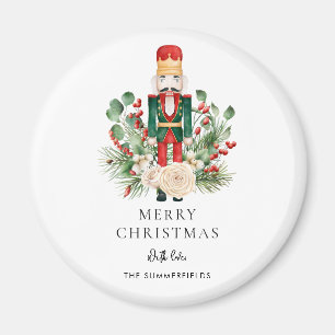 Kerst Notenkraker Script Groene Decoratie Vakantie Magneet