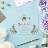 Kerst Notenkraker Script Open Huis Acryl Uitnodigingen (Insitu (Huwelijk))