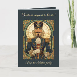 Kerst Notenkraker Soldaat Art Nouveau Vintage S Kaart