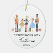 Kerst Notenkraker Soldaat Clara Ballet Danser Keramisch Ornament (Links)