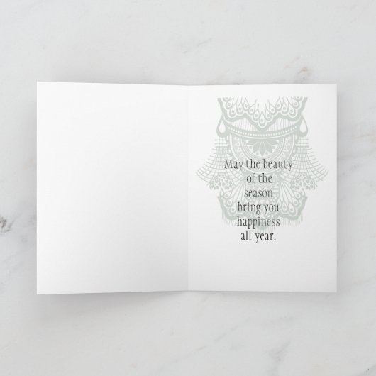 Kerst notenkraker soldaat  kant en speelgoed feestdagen kaart (Binnen)