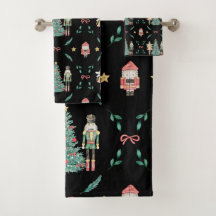 Kerst Notenkraker Soldaten & Feeën op Zwart