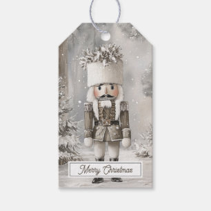 Kerst Notenkraker Speelgoed Soldaat Cadeaulabel