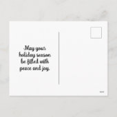 Kerst Notenkraker Speelgoed Soldaten Feestdagenkaart (Achterkant)