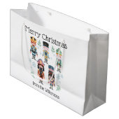 Kerst Notenkraker Speelgoed Soldaten Groot Cadeauzakje (Voorkant Gekanteld)