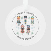 Kerst Notenkraker Speelgoed Soldaten Ornament (achterkant)