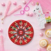 Kerst Notenkraker Speelgoed Soldaten Papieren Bordje (Feest)