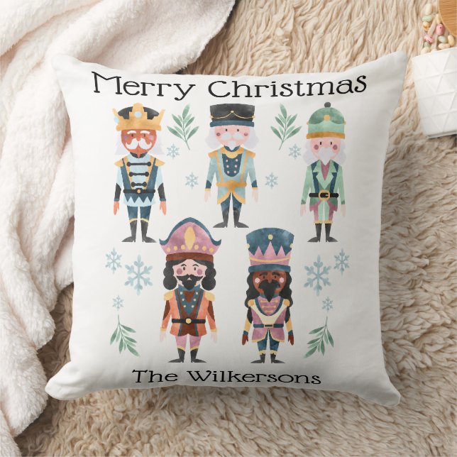 Kerst Notenkraker Speelsoldaten Kussen (Deken)