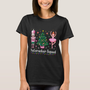 Kerst Notenkraker Squad Ballet Dans Vrouwen Kinder T-shirt