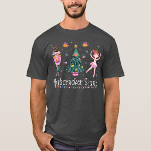 Kerst Notenkraker Squad Ballet Dans Vrouwen Meisje T-shirt