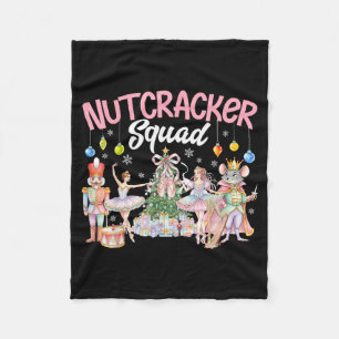 Kerst Notenkraker Squad Ballet Familie Matching  Fleece Deken