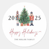 Kerst Notenkraker Sticker (Voorkant)