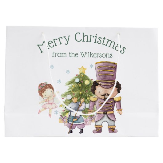 Kerst Notenkraker Sugar Plum Fairy & Mouse King Groot Cadeauzakje (Achterkant)