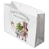 Kerst Notenkraker Sugar Plum Fairy & Mouse King Groot Cadeauzakje (Achterkant Gekanteld)