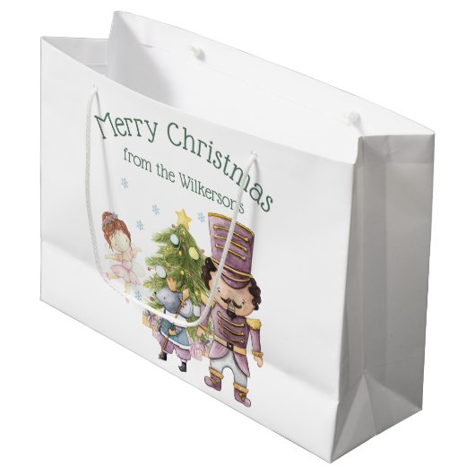 Kerst Notenkraker Sugar Plum Fairy & Mouse King Groot Cadeauzakje (Voorkant Gekanteld)