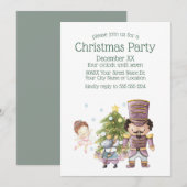 Kerst Notenkraker Sugar Plum Fairy & Mouse King Kaart (Voorkant / Achterkant)