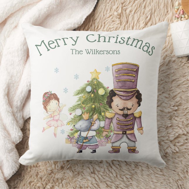 Kerst Notenkraker Suikerpruimfee & Muizenkoning Kussen (Deken)