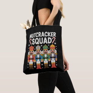 Kerst Notenkraker Team Kerstmis Matching Familie Tote Bag