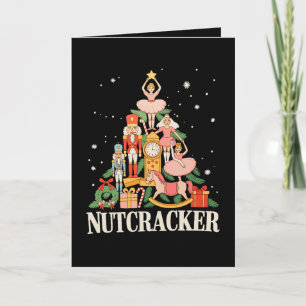 Kerst Notenkraker Troep Ballet Dans Kerstmis Kaart