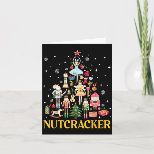 Kerst Notenkraker Troep Ballet Dans Vrouwen Kind  Kaart (Voorkant)