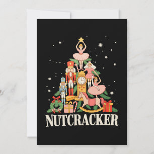 Kerst Notenkraker Troep Ballet Dans Xmas Feestdagenkaart