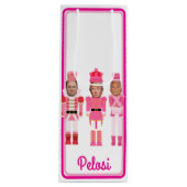 Kerst Notenkraker Trump Kennedy Musk Wijn Cadeautas (Voorkant)