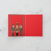 Kerst Notenkraker Trump Kennedy Wenskaart Aankondiging (Binnen)