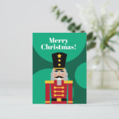 Kerst notenkraker Vakantie briefkaarten (Staand voorkant)