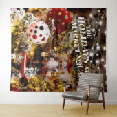 Kerst Notenkraker Vakantiefoto Achtergrond Wandkleed (In Situ (horizontaal))