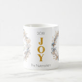 kerst-notenkraker Waterverf Koffiemok (Center)