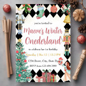 Kerst Notenkraker Winter Onederland Kaart
