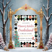 Kerst Notenkraker Winter Onederland Kaart