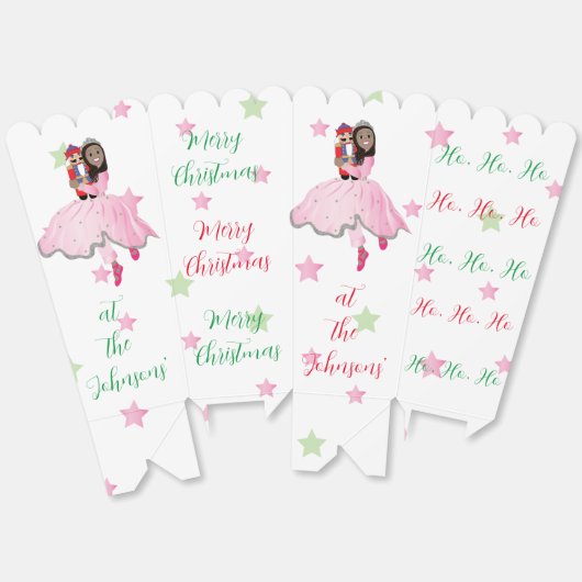 Kerst NotenkrakerDk Bruine Favoriet Dozen Bedankdoosjes (Ongevouwen)