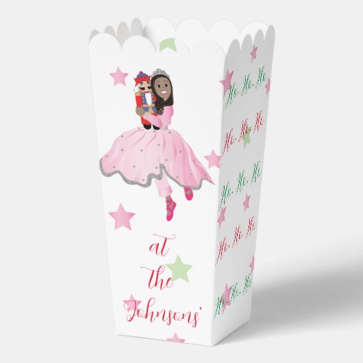 Kerst NotenkrakerDk Bruine Favoriet Dozen Bedankdoosjes (Voorkant)