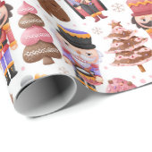 Kerst Notenkrakers Cadeaupapier (Rol Hoek)