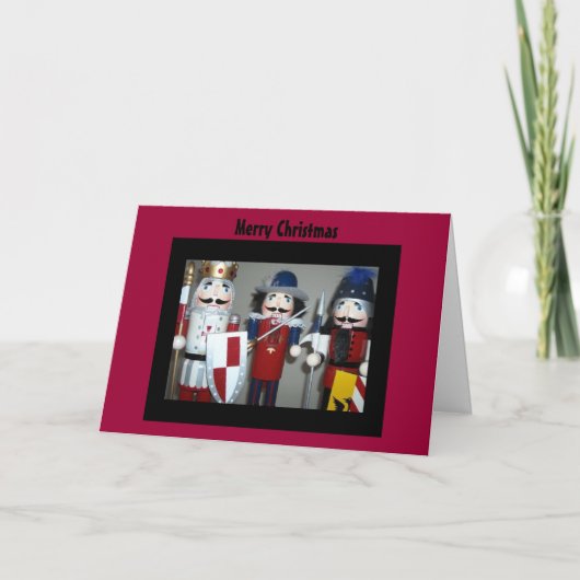 Kerst Notenkrakers Feestdagen Kaart (Voorkant)