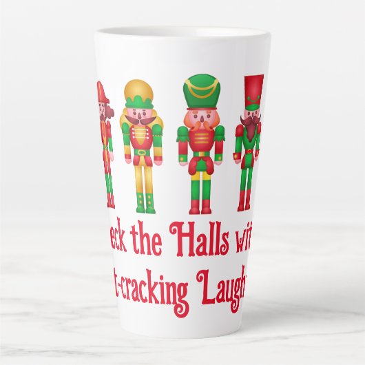 Kerst Notenkrakers Latte Mok (Voorkant)