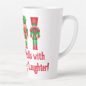 Kerst Notenkrakers Latte Mok (Rechts)