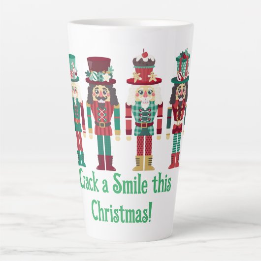 Kerst Notenkrakers Latte Mok (Voorkant)