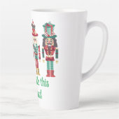 Kerst Notenkrakers Latte Mok (Rechts)