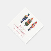 Kerst Notenkrakers Script Kerstmis Servet (Hoek)