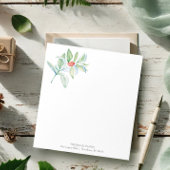 Kerst Notitieblokken Watercolor Rood & Groen Botan