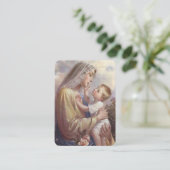 Kerst Novena Gebed Kaart Visitekaartje (Staand voorkant)