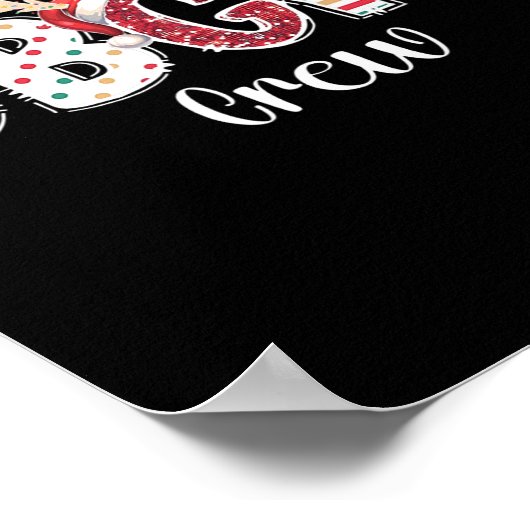 Kerst Obgyn Crew Verloskunde van het Gyn Group Tea Poster (Hoek)