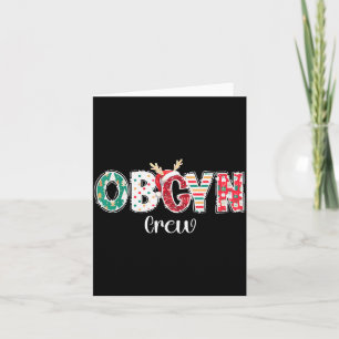 Kerst Obgyn Team Verloskunde Ob Gyn Groep Team Kaart