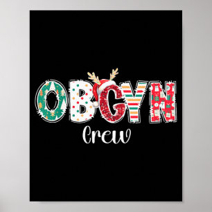 Kerst Obgyn-team Verloskunde Ob Gyn Groep Team Poster