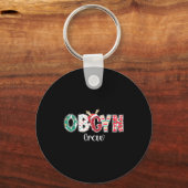 Kerst Obgyn Team Verloskunde Ob Gyn Groep Team Sleutelhanger (Voorkant)