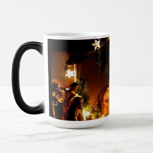 Kerst ochtend magie magische mok (Links)