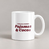Kerst Ochtend Pyjama & Cacao Grappige Mok
